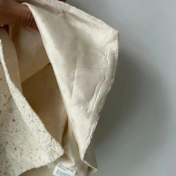 Vintage Ports  1961 lace floral white cream vest - Picture 8 of 12